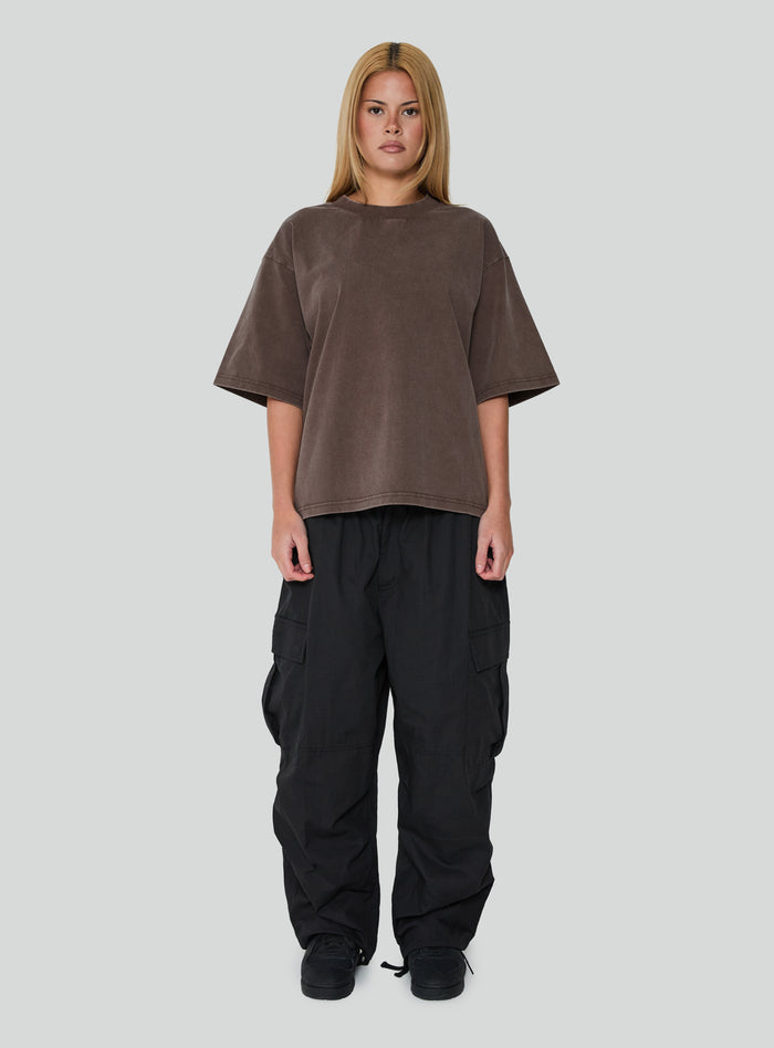 Everyday Wash Tee | Brown