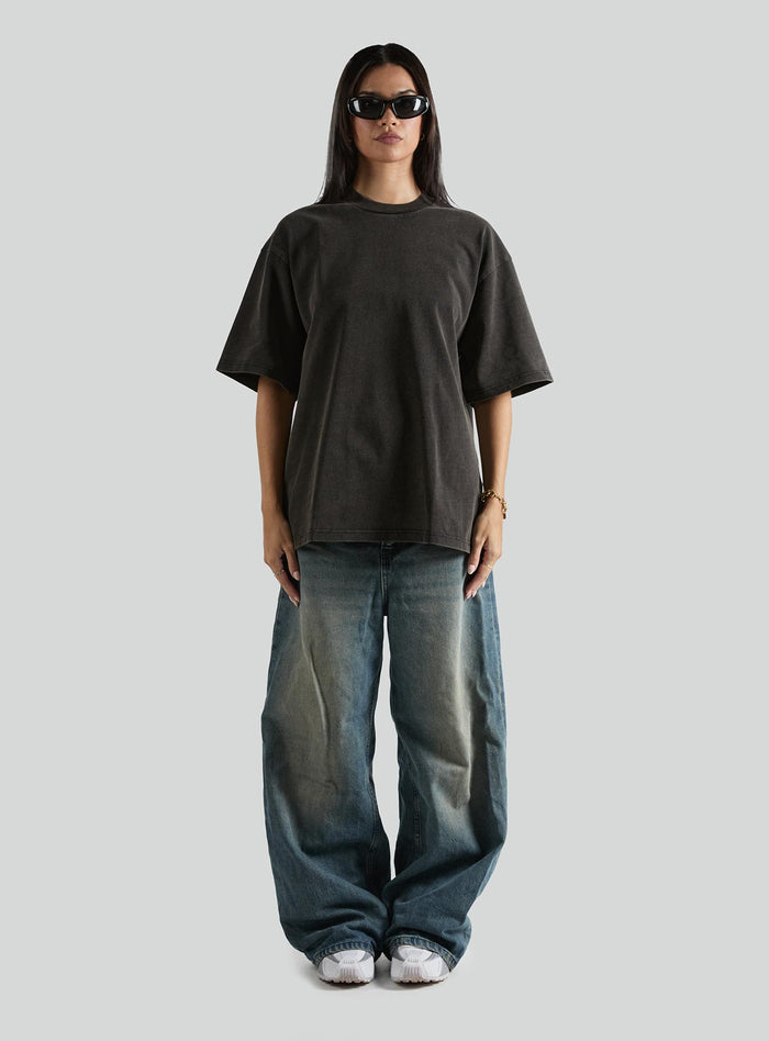 Essential Heavyweight Tee | Vintage Black