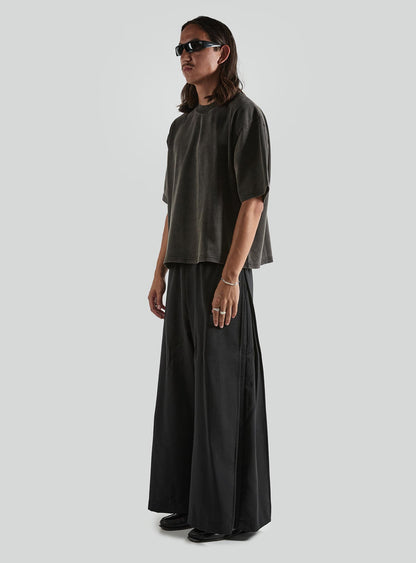 Cropped Heavyweight Tee | Vintage Black