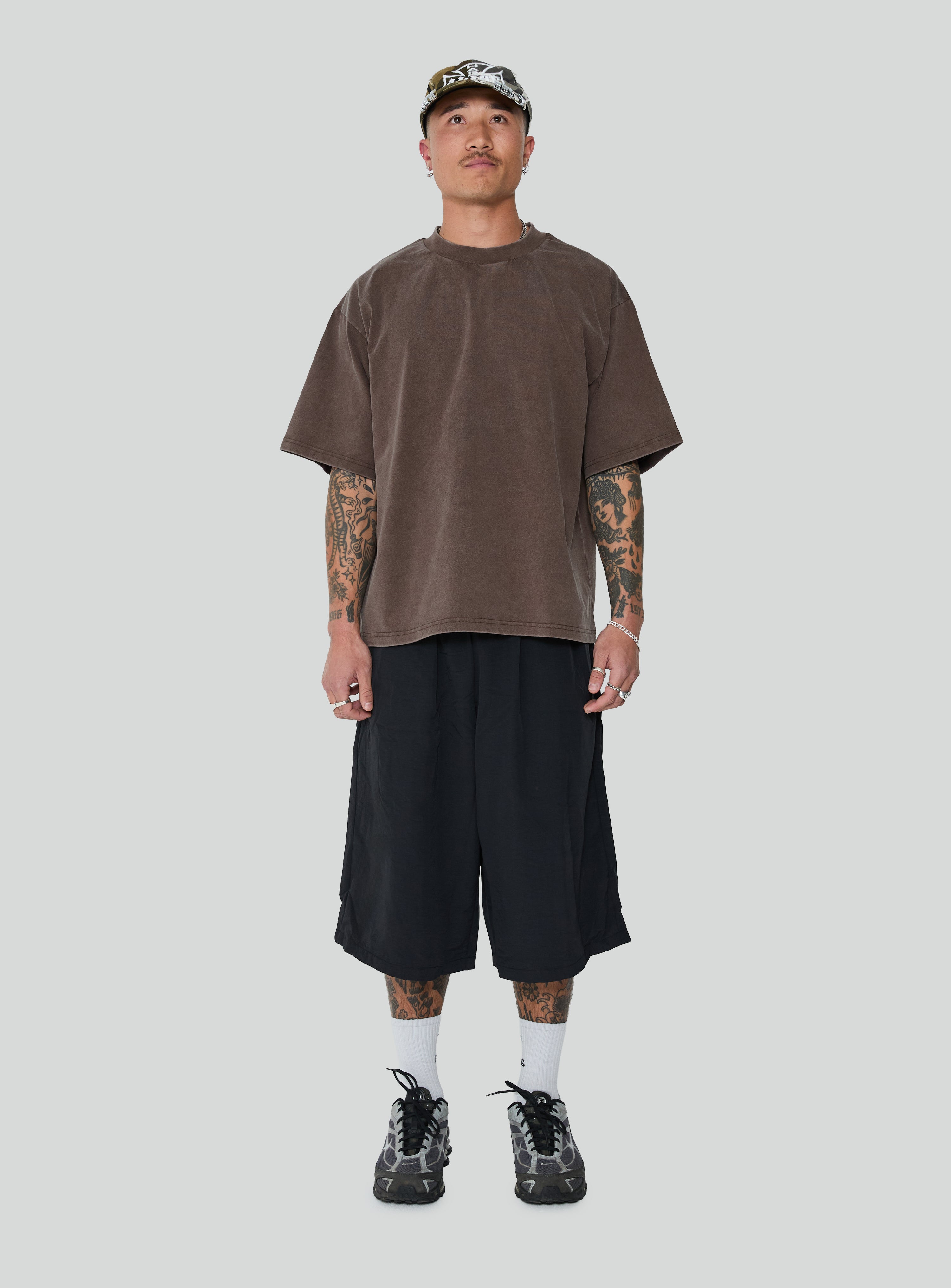 Everyday Wash Tee | Brown