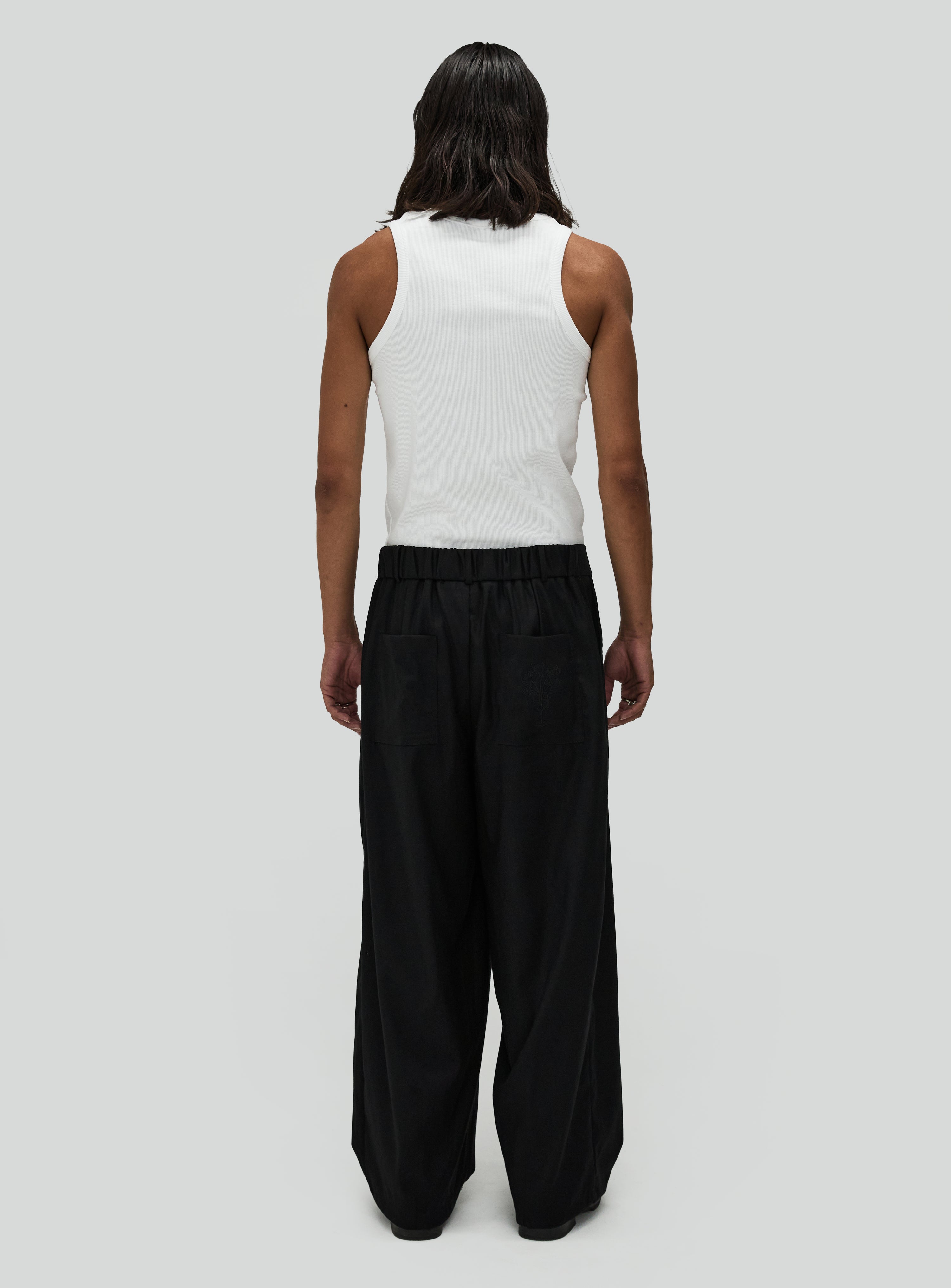 La Rose Brûlée | Pleated Pants