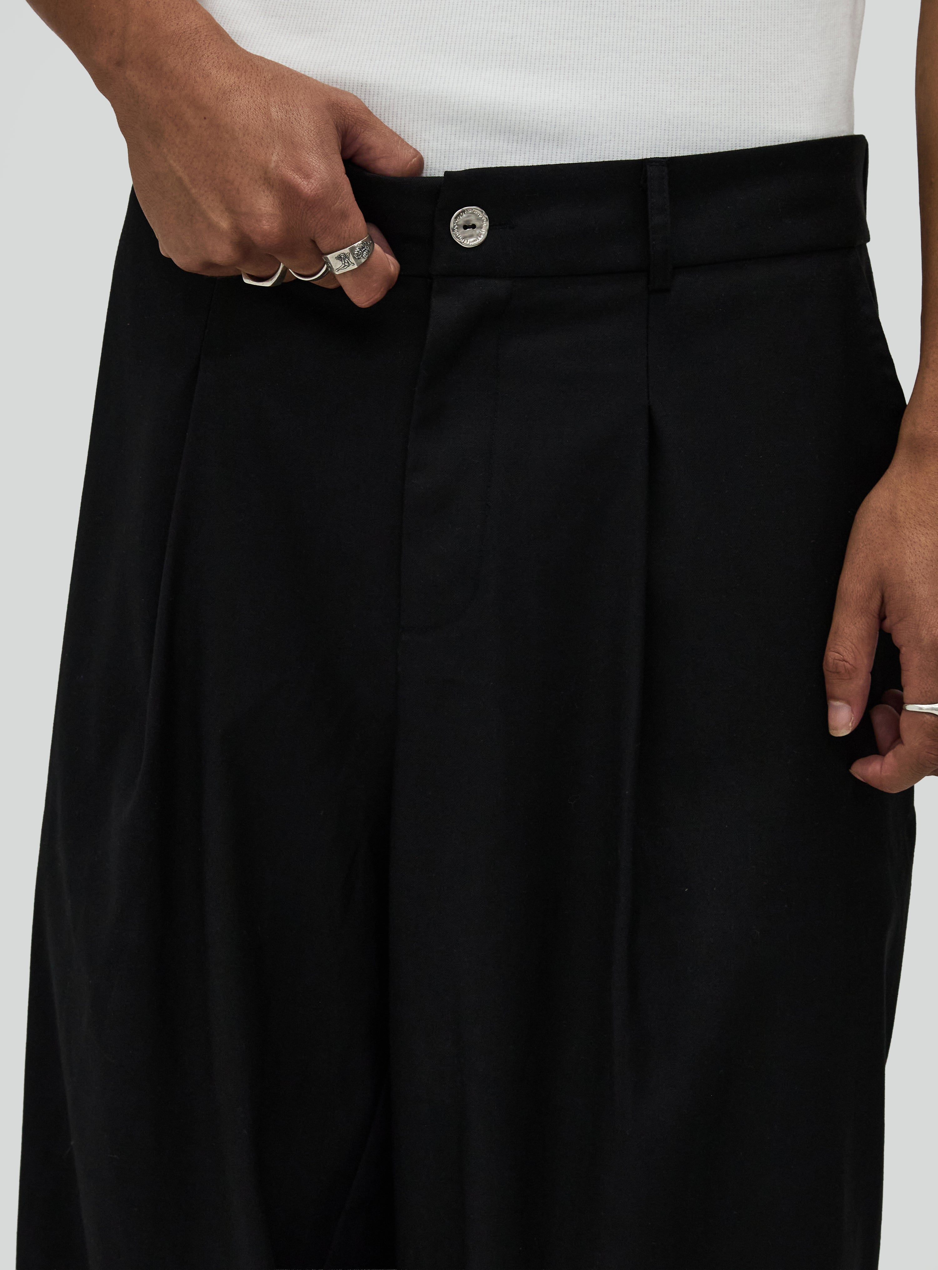 La Rose Brûlée | Pleated Pants