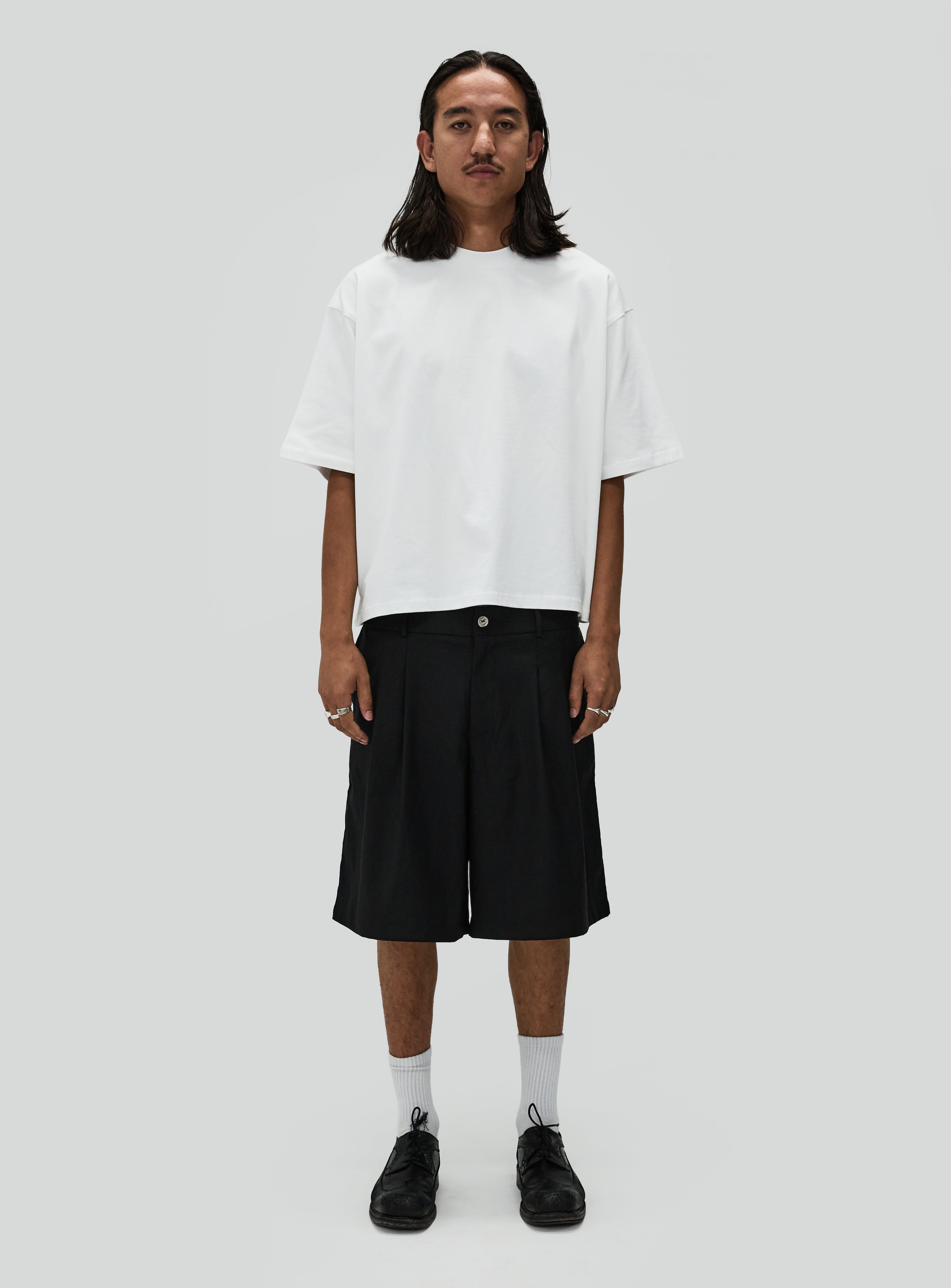 La Rose Brûlée | Pleated Shorts