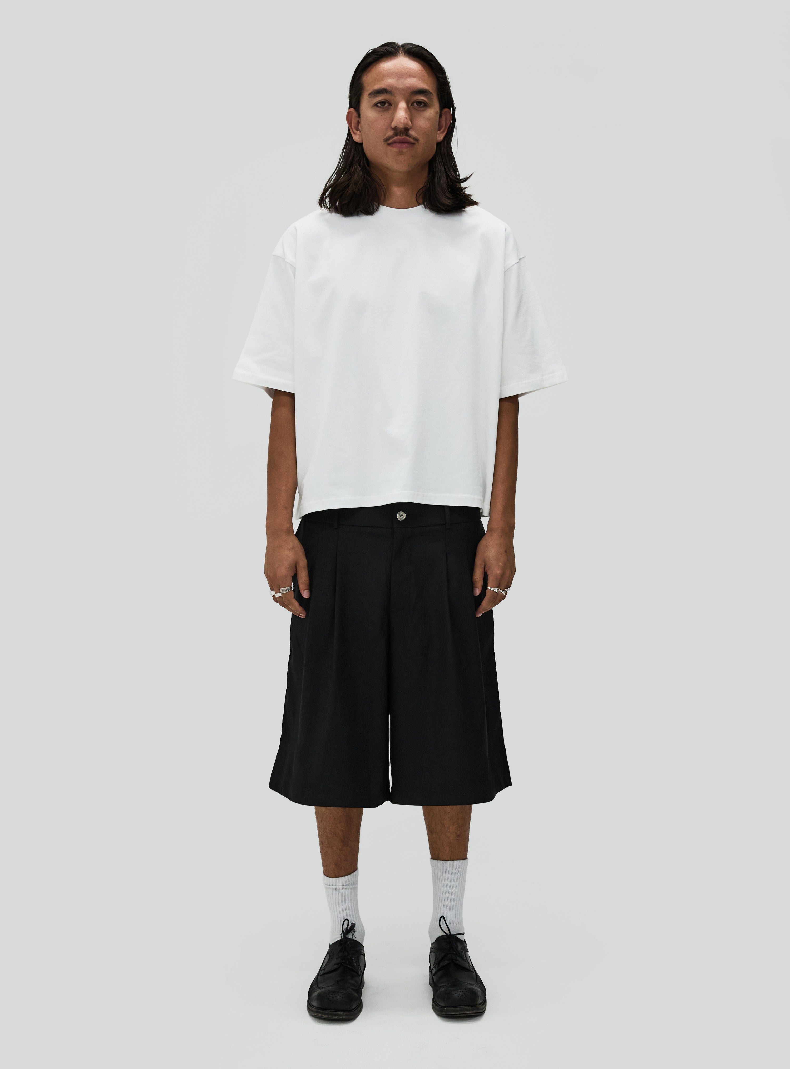 La Rose Brûlée | Pleated Shorts