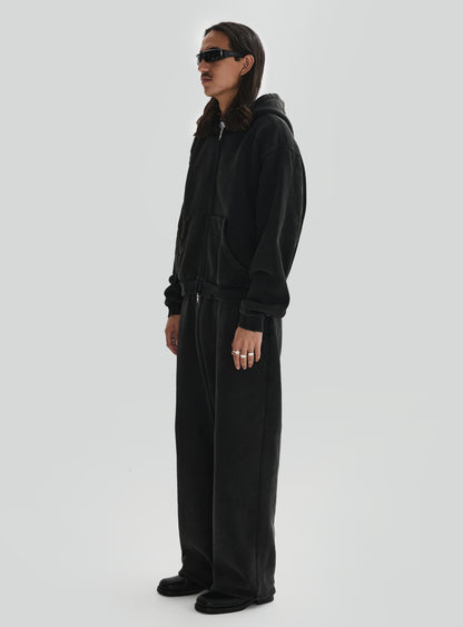 Obsidian Veil Fleece Zip-Up