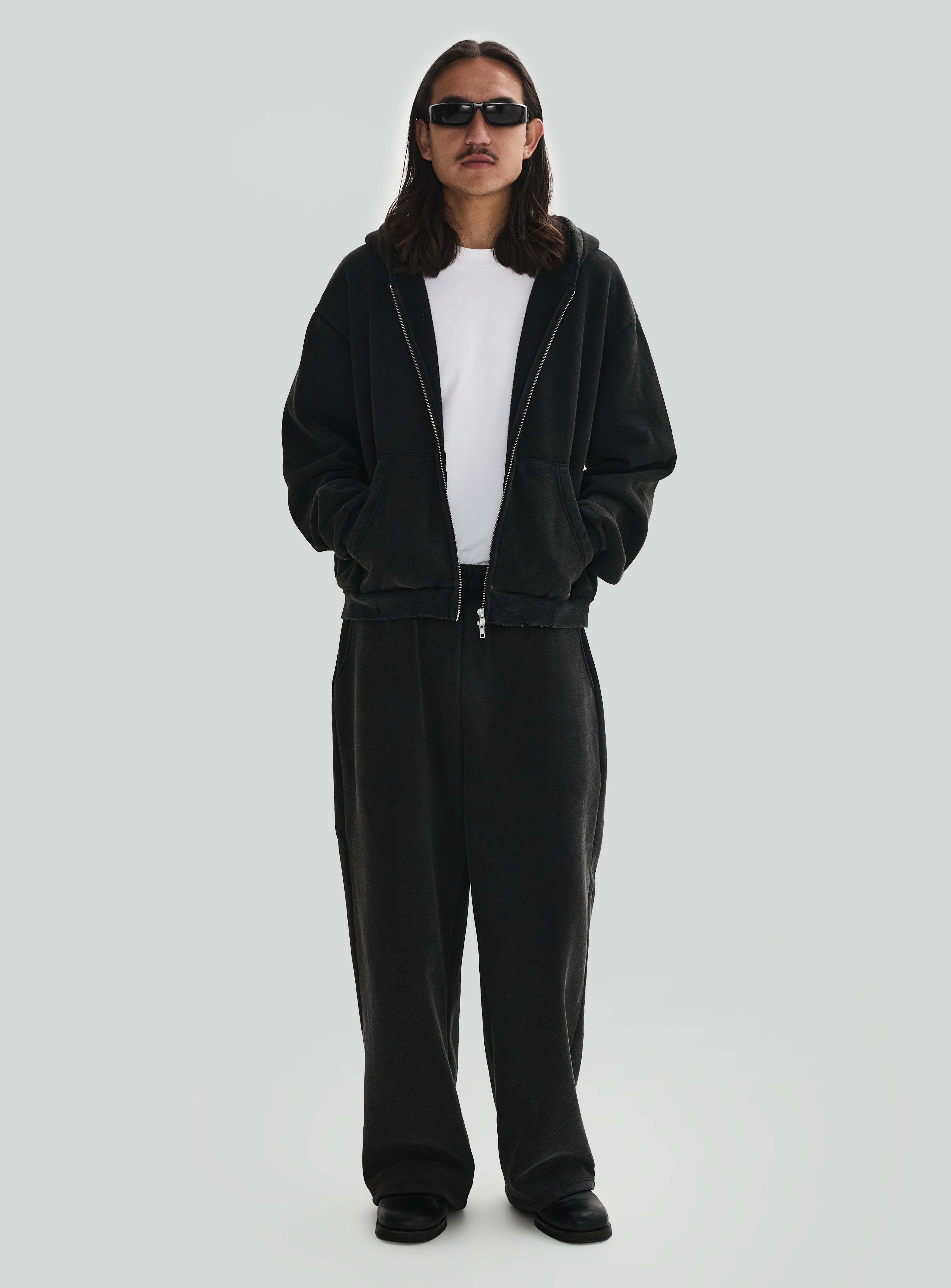Obsidian Veil Fleece Zip-Up