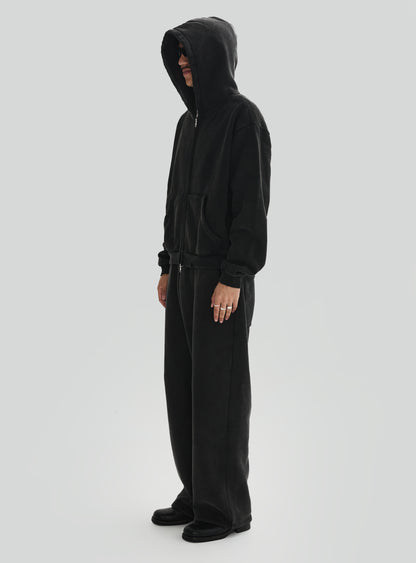 Obsidian Veil Fleece Zip-Up