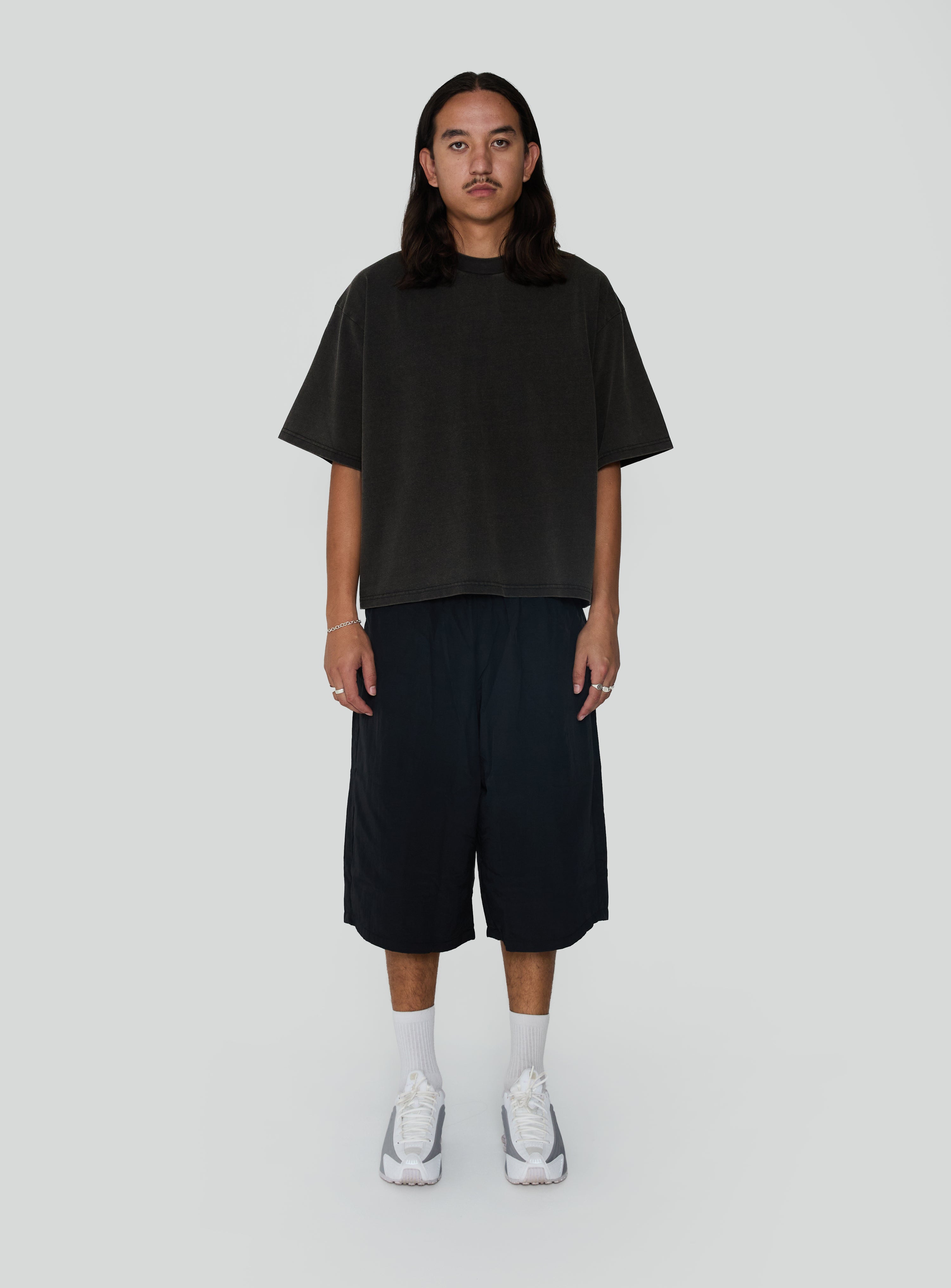 Blank Nylon 3/4 Shorts