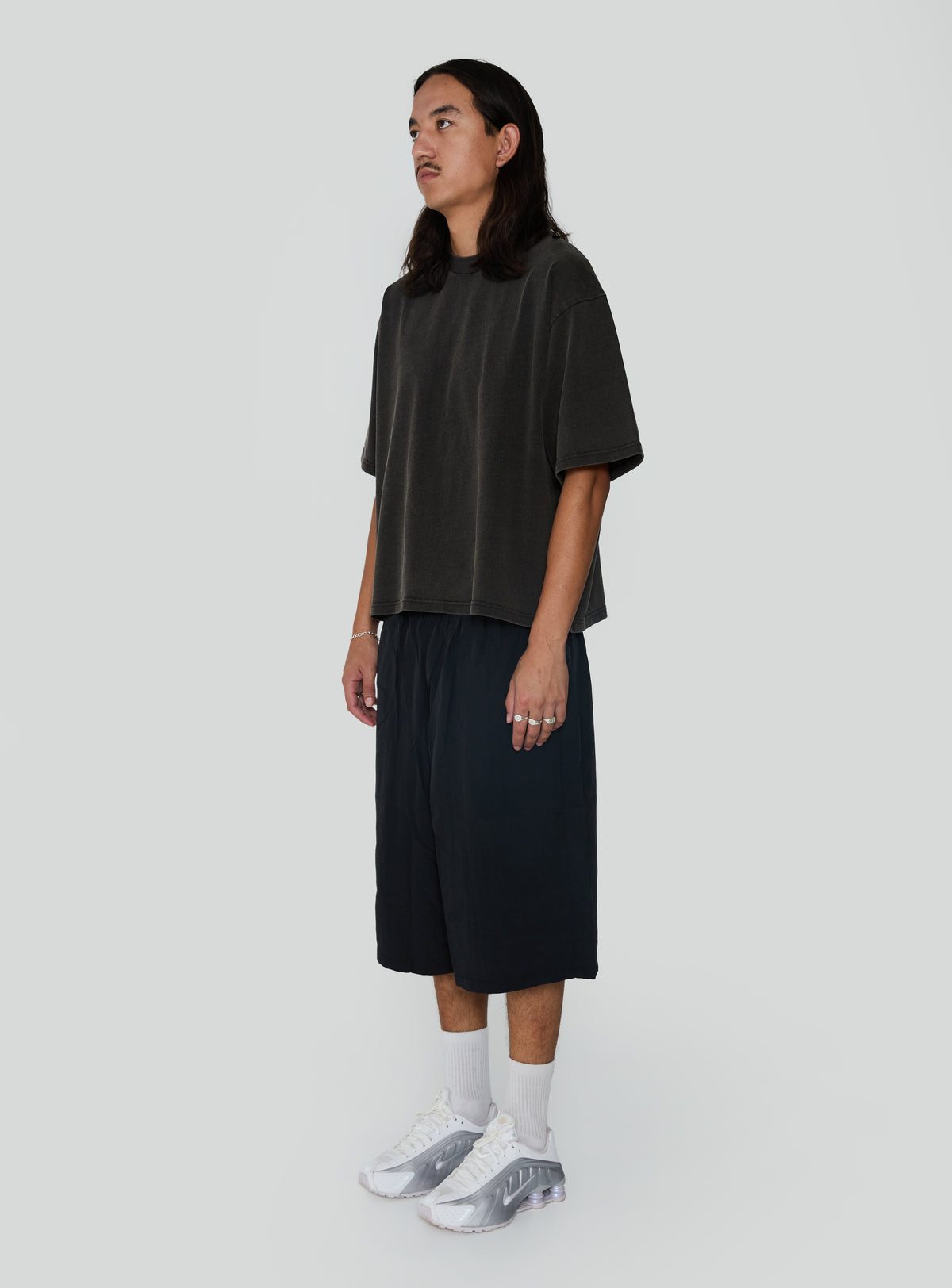 Blank Nylon 3/4 Shorts