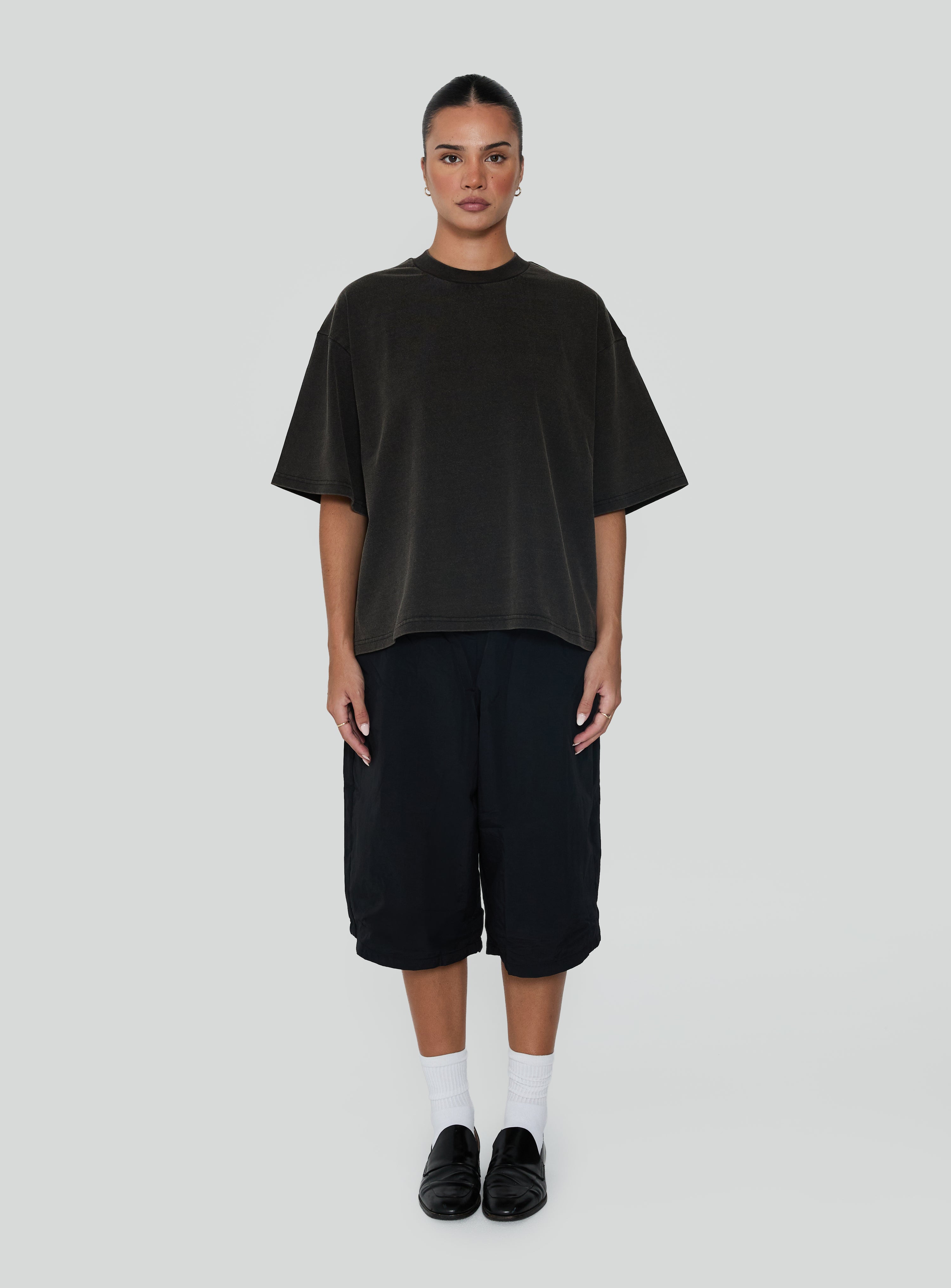 Blank Nylon 3/4 Shorts