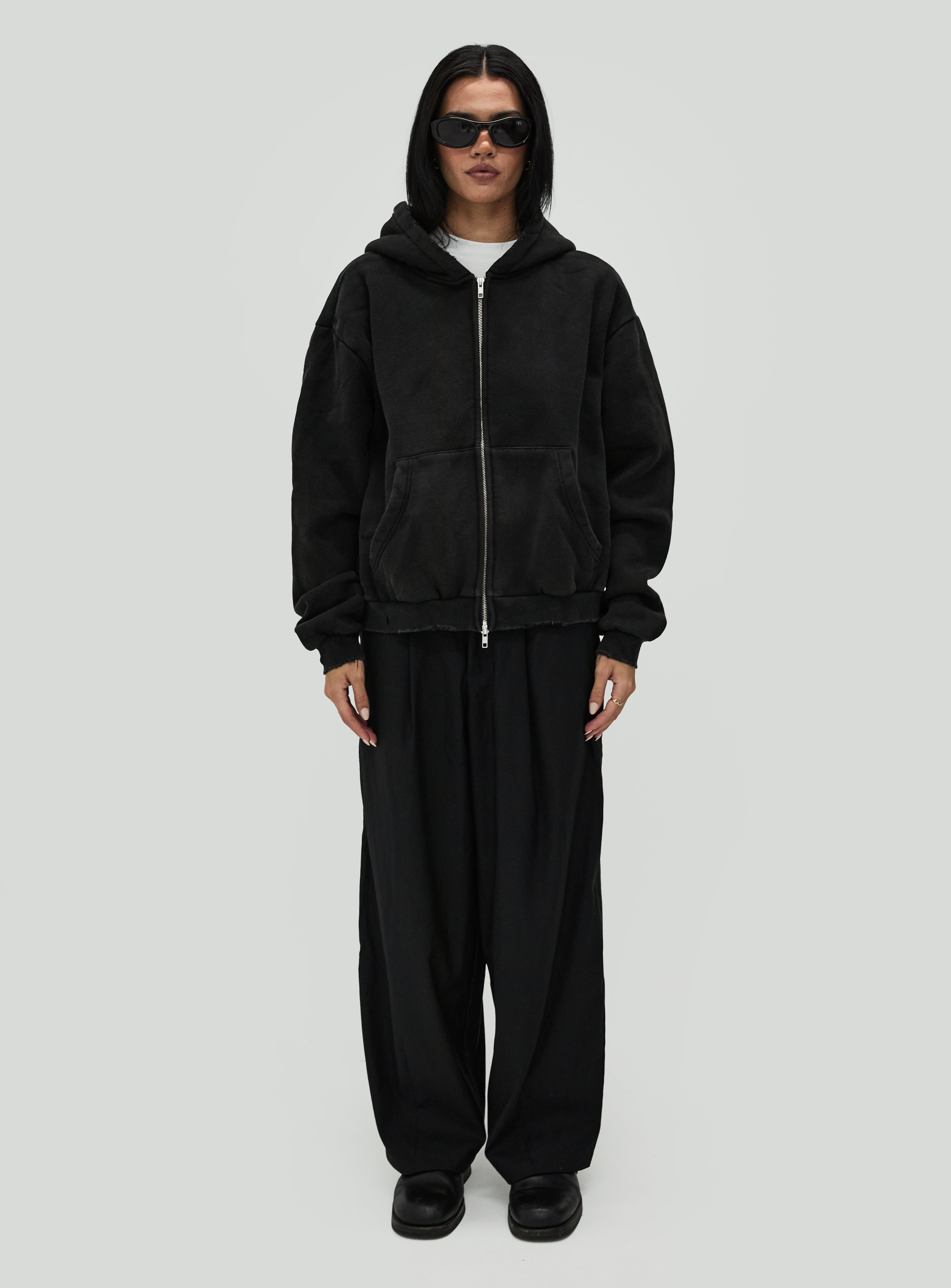 Obsidian Veil Fleece Zip-Up – blanks by polar goods