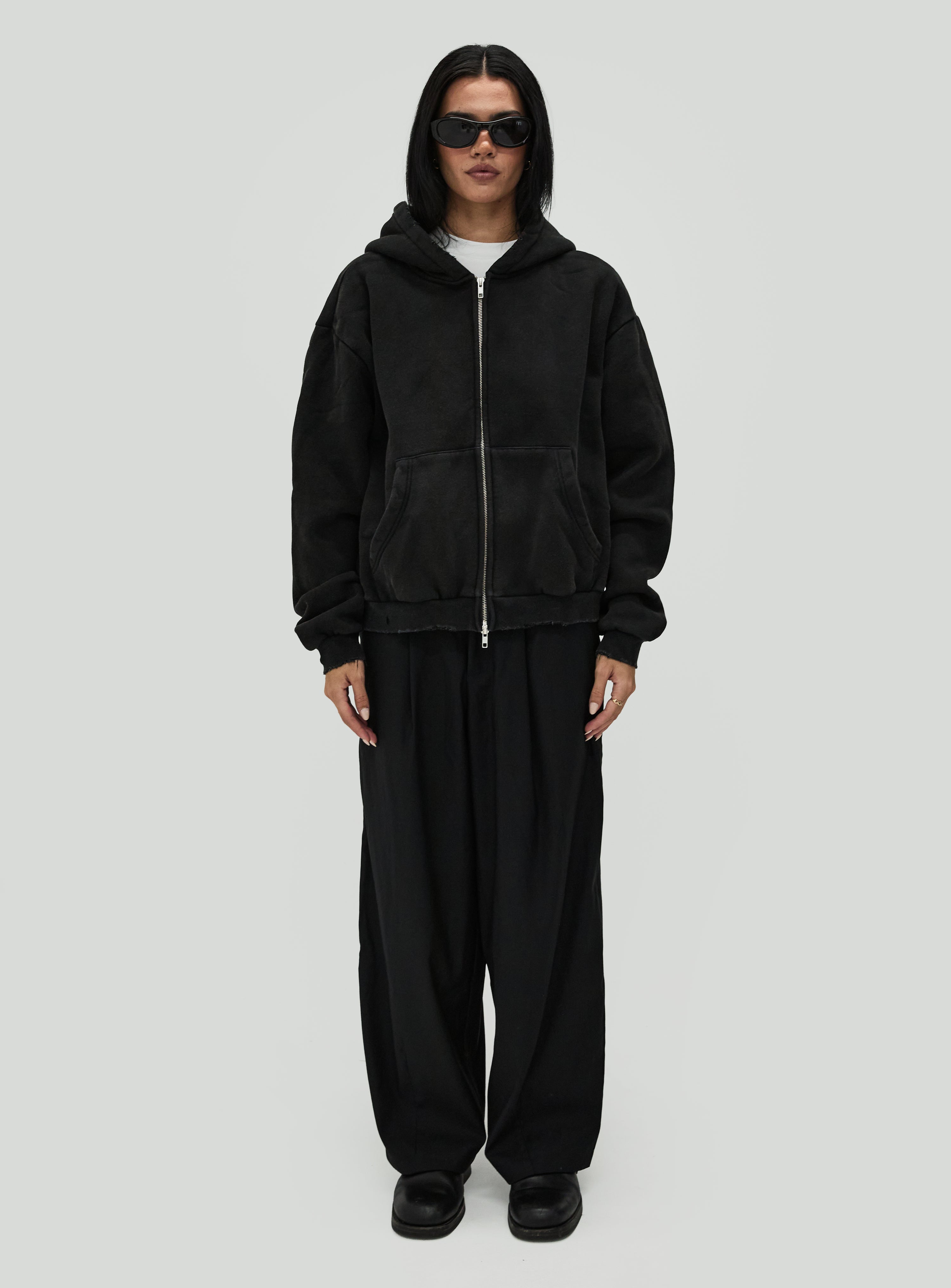 Obsidian Veil Fleece Zip-Up