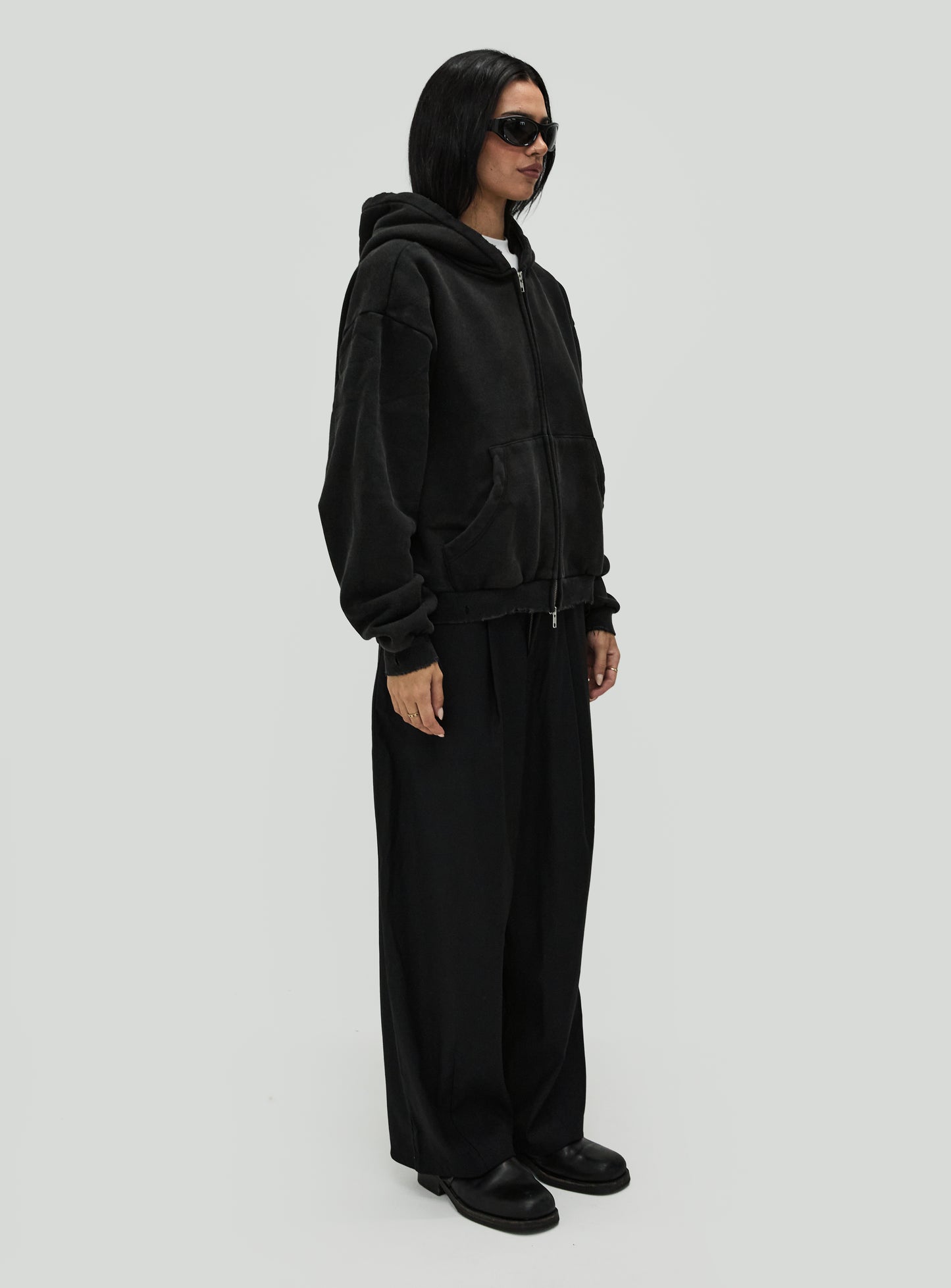 Obsidian Veil Fleece Zip-Up