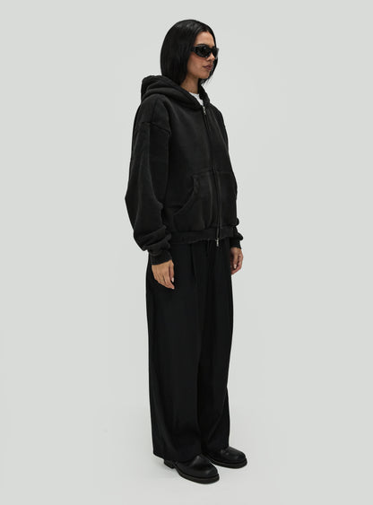 Obsidian Veil Fleece Zip-Up